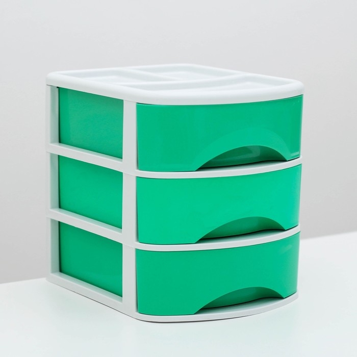 Мини-комод 3-х секционный «Минибокс-3», цвет МИКС Мини-комод 3-х секционный «Минибокс-3», цвет МИКС