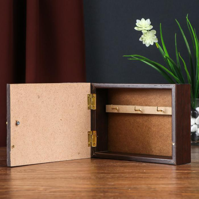 Ключница Ключница "Совы" венге 12х17 см