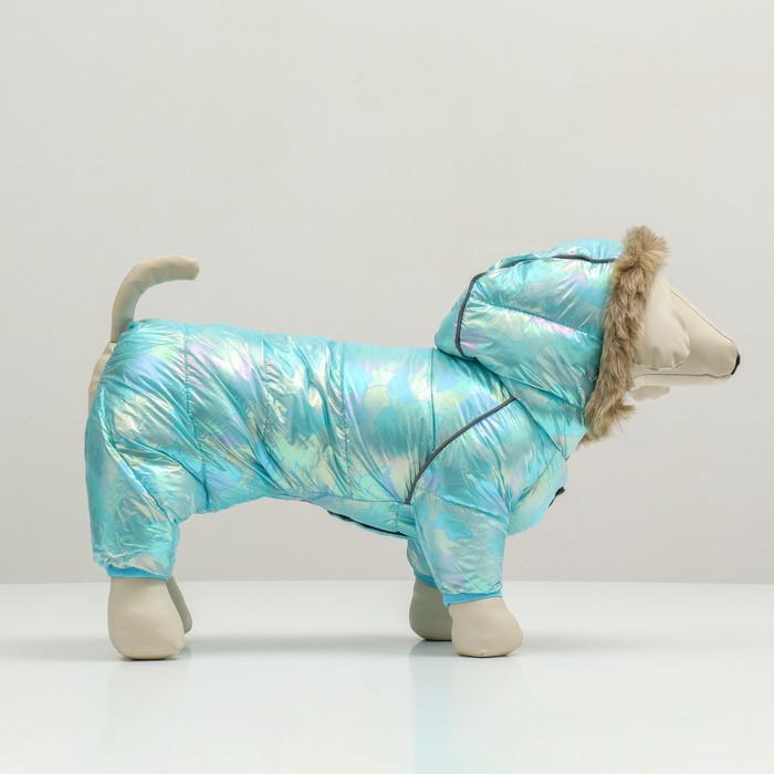 Комбинезон Комбинезон "Глянец", размер 8 (ДС 23, ОГ 30, ОГ 22), голубой