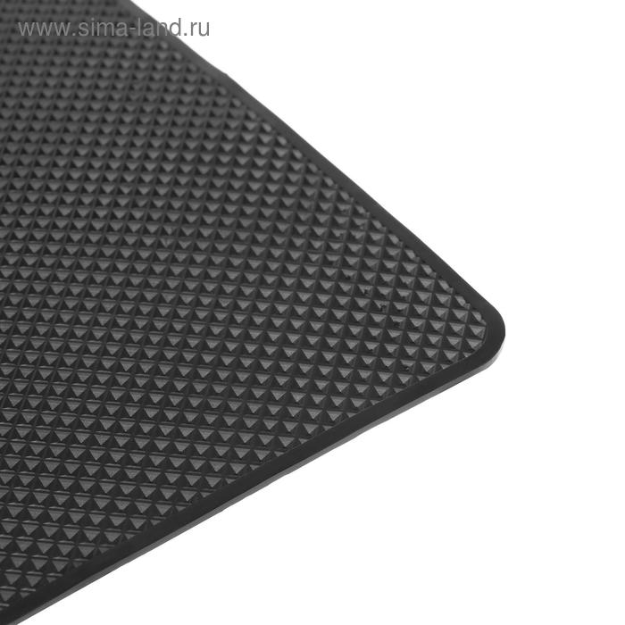 Коврик противоскользящий, 20×13 см, черный Коврик противоскользящий, 20×13 см, черный