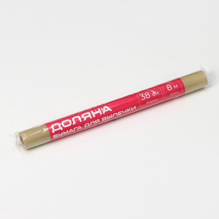 Бумага для выпечки Доляна, 38 см×8 м, в термоусадке Бумага для выпечки Доляна, 38 см×8 м, в термоусадке
