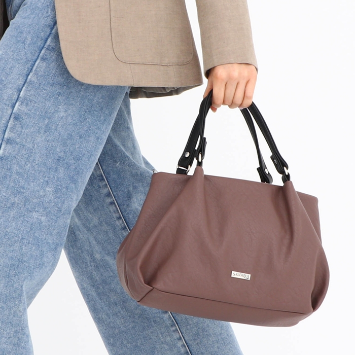 Сумка женская, средний размер, цвет коричневый