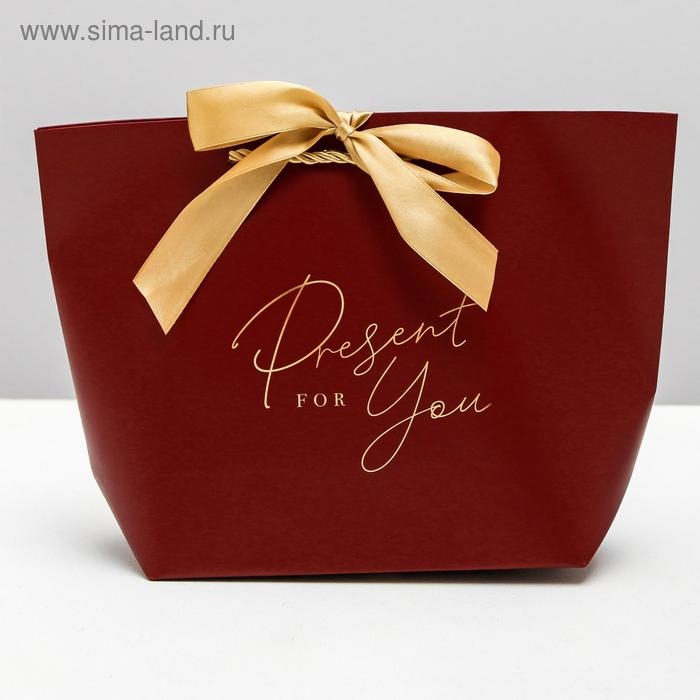 Пакет подарочный, упаковка, Present for you, 19 х 20 х 9 см Пакет подарочный, упаковка, Present for you, 19 х 20 х 9 см