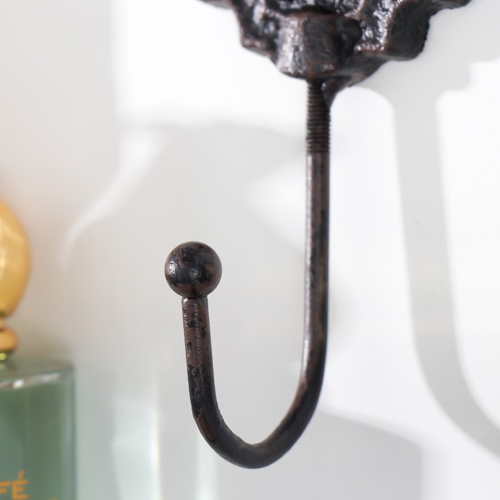 Крючок декоративный металл Крючок декоративный металл "Ажурный замочек" 8х5х17 см