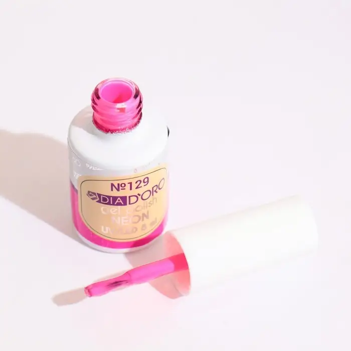 №129 Гель-лак DIA D`ORO Classics Professional 8 мл.NEON №129 Гель-лак DIA D`ORO Classics Professional 8 мл.NEON