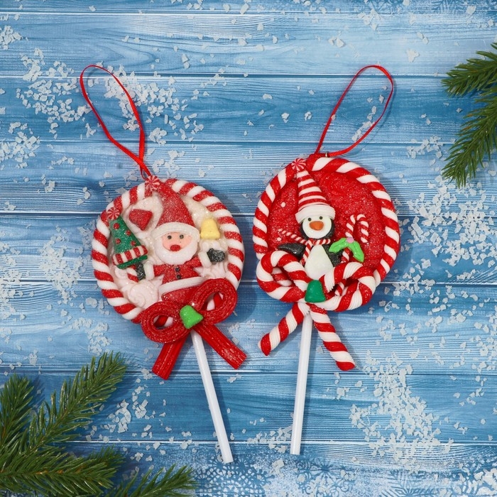 Украшение ёлочное Украшение ёлочное "Сладость Рождества" 8х16 см, микс