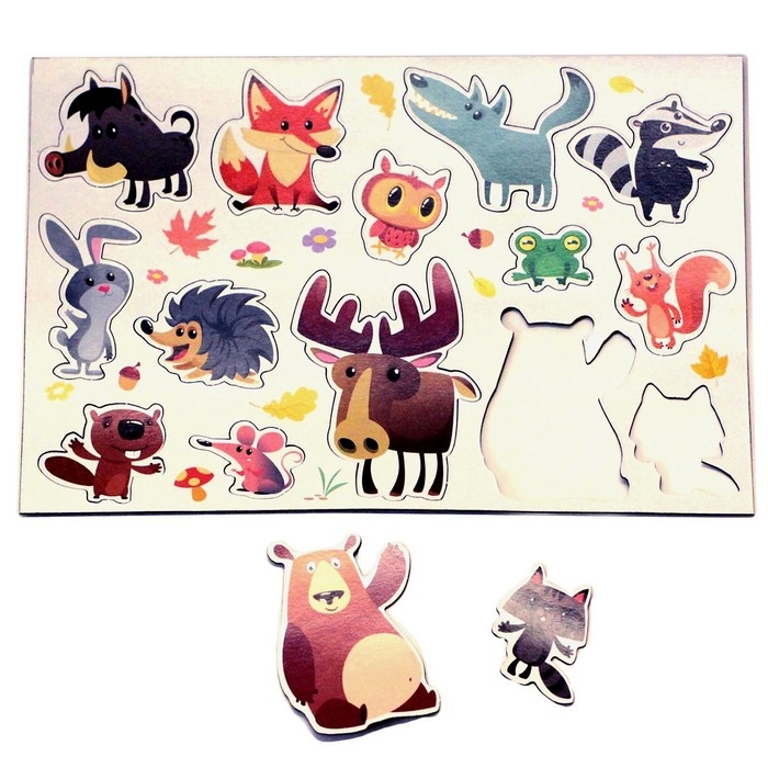 Настольная игра магнитная «Лесные жители» Настольная игра магнитная «Лесные жители»