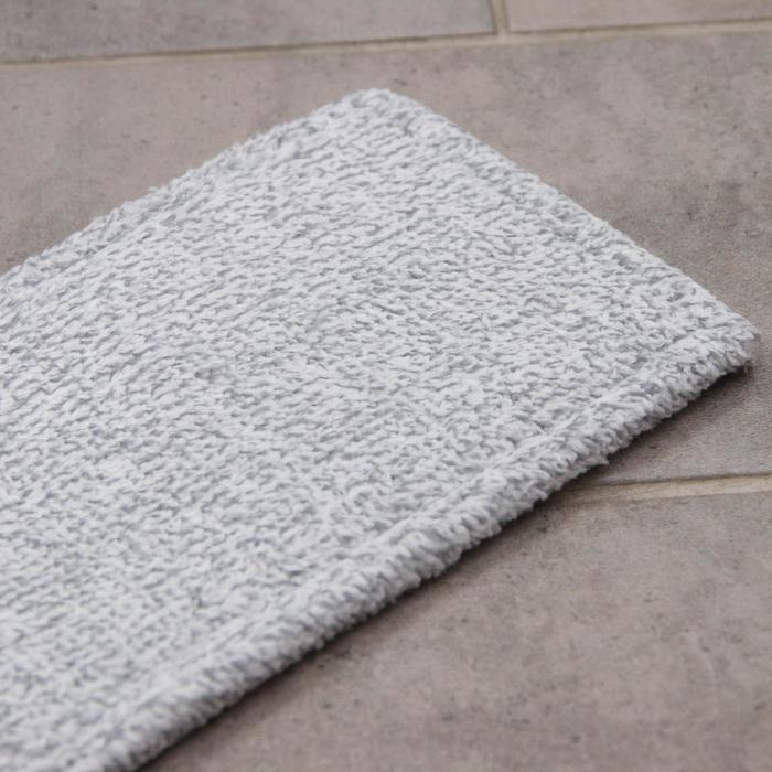 Насадка для плоской швабры арт. 5386763, 41×12 см, микрофибра, цвет серый Насадка для плоской швабры арт. 5386763, 41×12 см, микрофибра, цвет серый