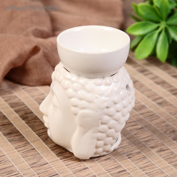 Аромалампа керамика Аромалампа керамика "Будда с чашей на голове" МИКС 11,5х8х9 см