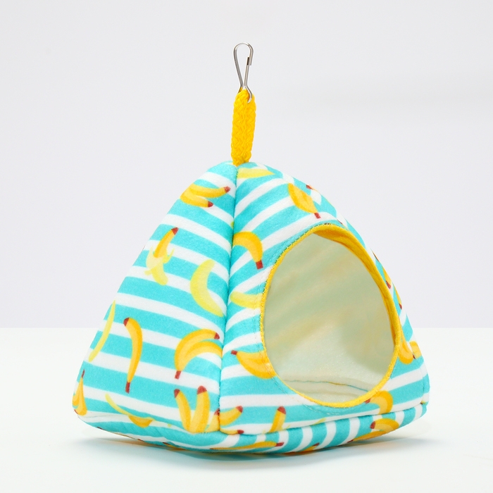 Подвесной домик-пирамидка  Подвесной домик-пирамидка "Бананы", 14 х 14 х 14 см