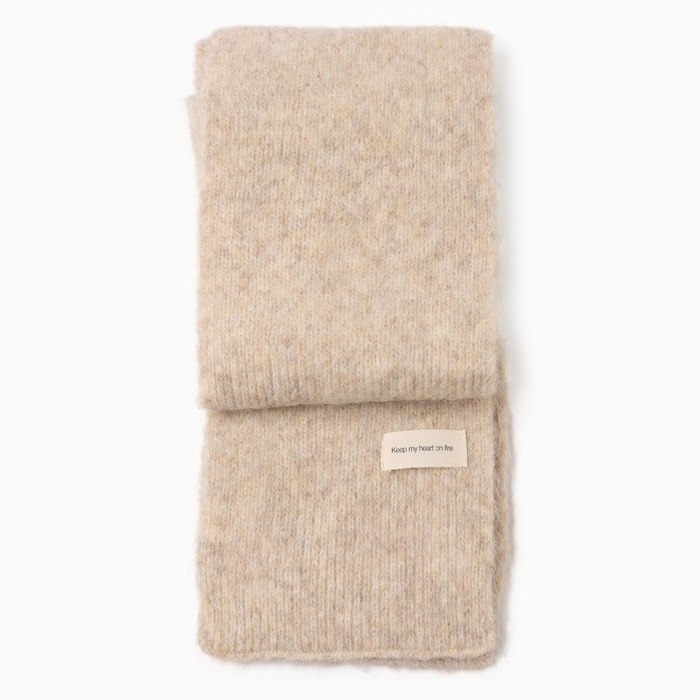 Шарф женский MIST, бежевый, 16*160±5 см