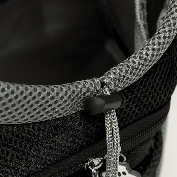 Рюкзак-переноска для кошек и собак, максимальный вес 22 кг, 41 х 24 х 55 см, чёрный Рюкзак-переноска для кошек и собак, максимальный вес 22 кг, 41 х 24 х 55 см, чёрный