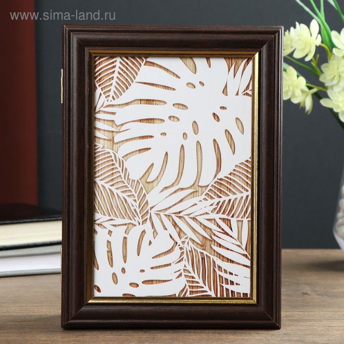 Ключница Ключница "Листья" венге 15х21 см МИКС