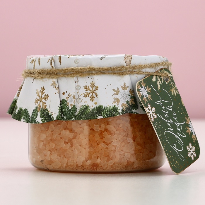 Соль для ванны «Время волшебства», 300 г, аромат миндаля, Новый Год Соль для ванны «Время волшебства», 300 г, аромат миндаля, Новый Год