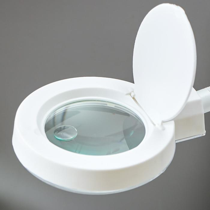 Лампа-лупа для творчества, от сети 220В белый 52х17х14 см