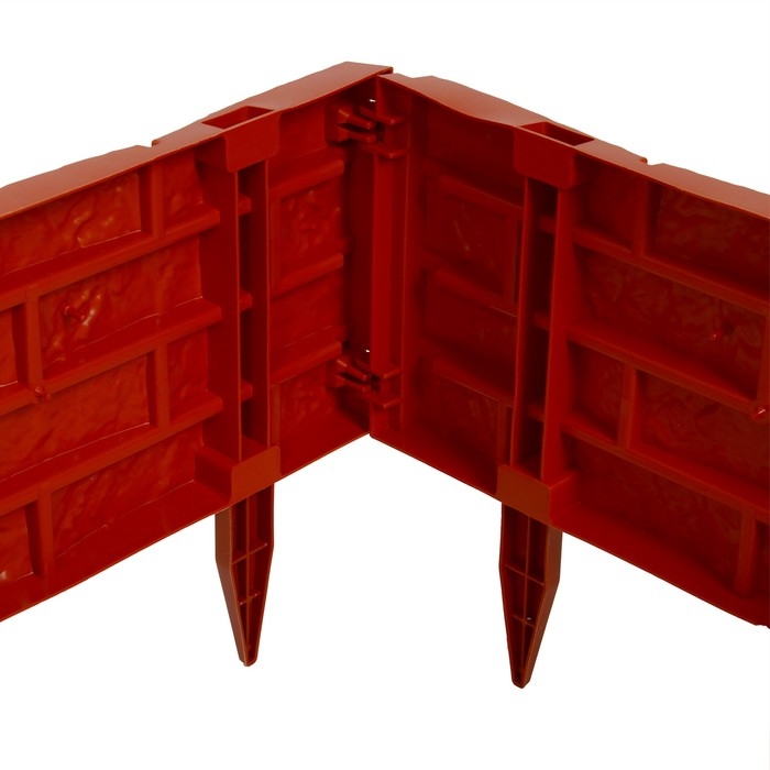 Грядка пластиковая, 4 секции, 45 × 45 × 20 см, терракот Грядка пластиковая, 4 секции, 45 × 45 × 20 см, терракот