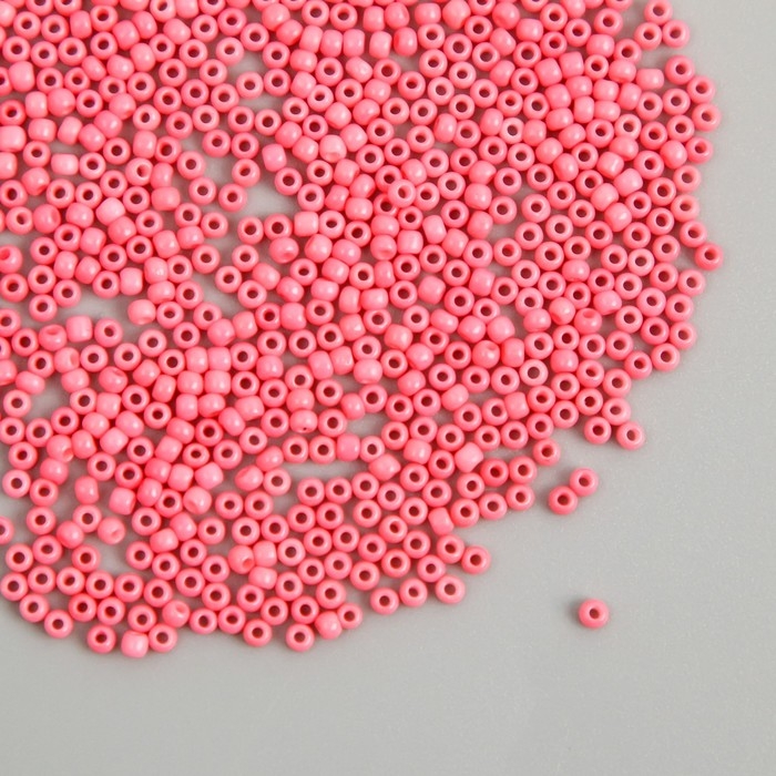 Бисер стекло 12/0  Бисер стекло 12/0 "Розовый телесный" ровный №685 450 гр