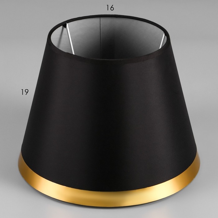 Абажур E27 черный 25х25х19 см Абажур E27 черный 25х25х19 см