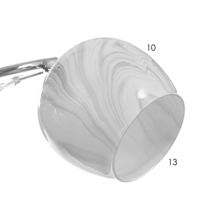 Люстра потолочная Грейс 3хE27 40Вт Хром Люстра потолочная Грейс 3хE27 40Вт Хром