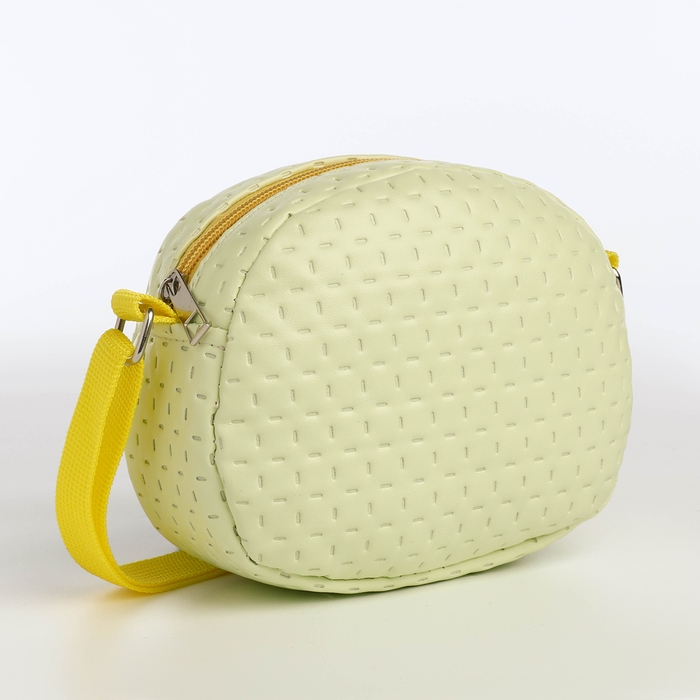Сумка детская для девочки на молнии, цвет лимонный Сумка детская для девочки на молнии, цвет лимонный