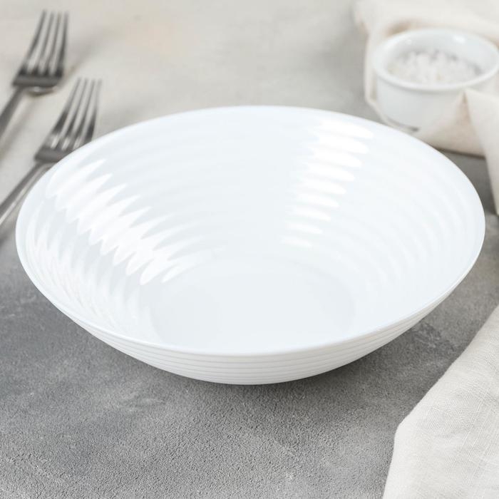 Тарелка глубокая Luminarc Harena, d=20 см, стеклокерамика, цвет белый