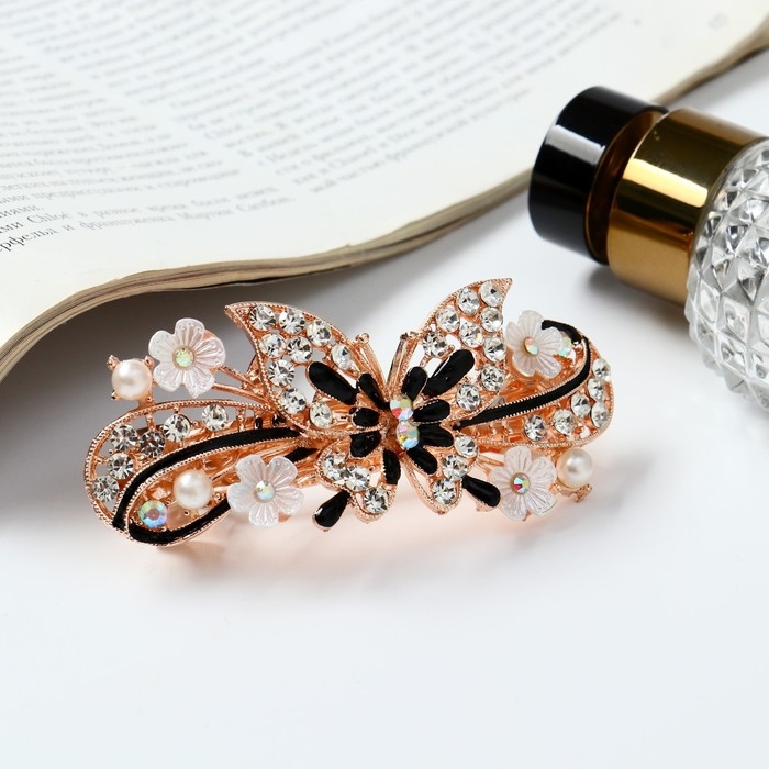 Заколка-автомат для волос Заколка-автомат для волос "Сильвия" бабочка галант, 9 см