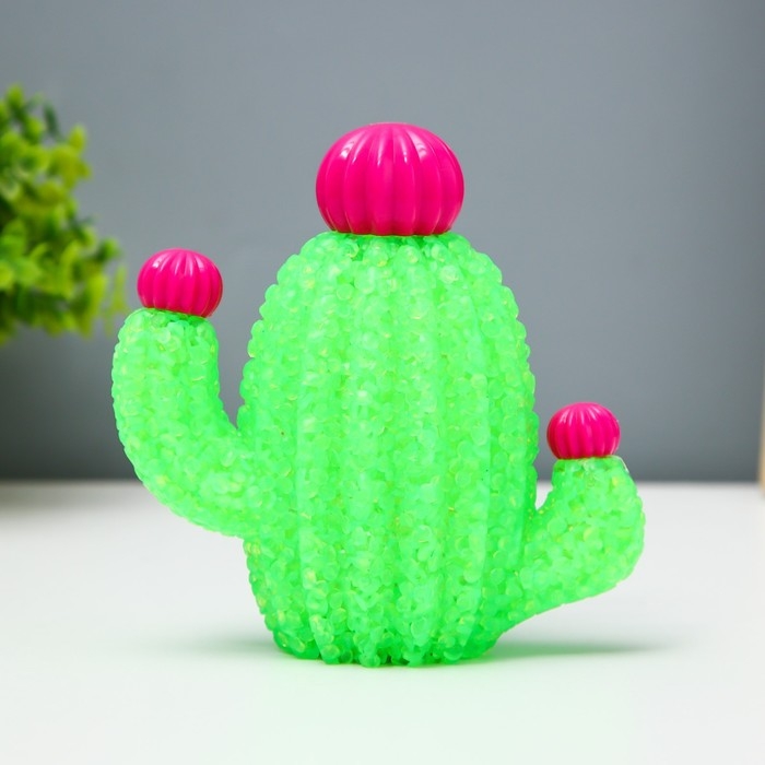 Ночник Ночник "Кактус" LED 1Вт от батареек LR44 МИКС 13х5х13см RISALUX