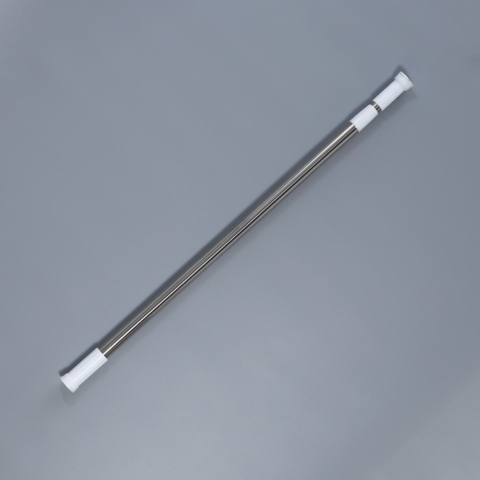 Карниз для ванной Доляна, телескопический, d=3,2 см, 70-120 см, стальной Карниз для ванной Доляна, телескопический, d=3,2 см, 70-120 см, стальной