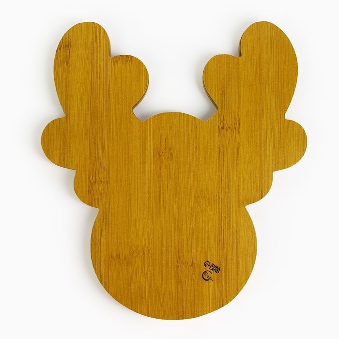 Новый год. Менажница деревянная &laquo;Зимний олень&raquo;, 27 х 30 см