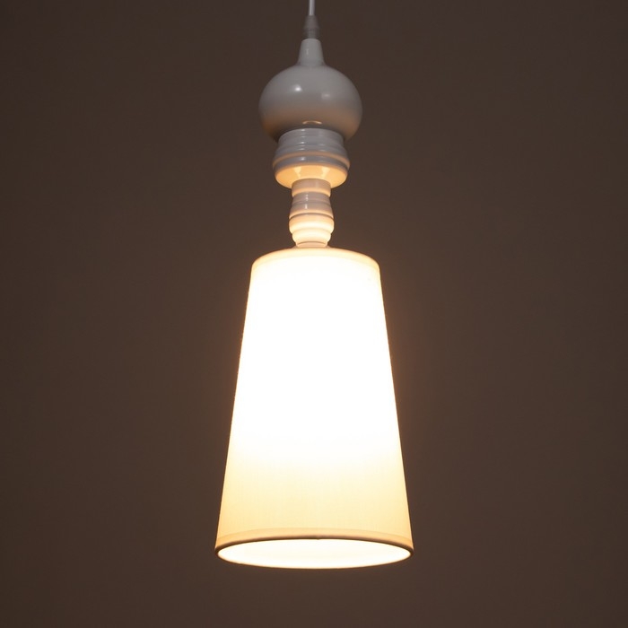 Светильник BayerLux "Жардин" Е27 белый 15х15х47-147 см