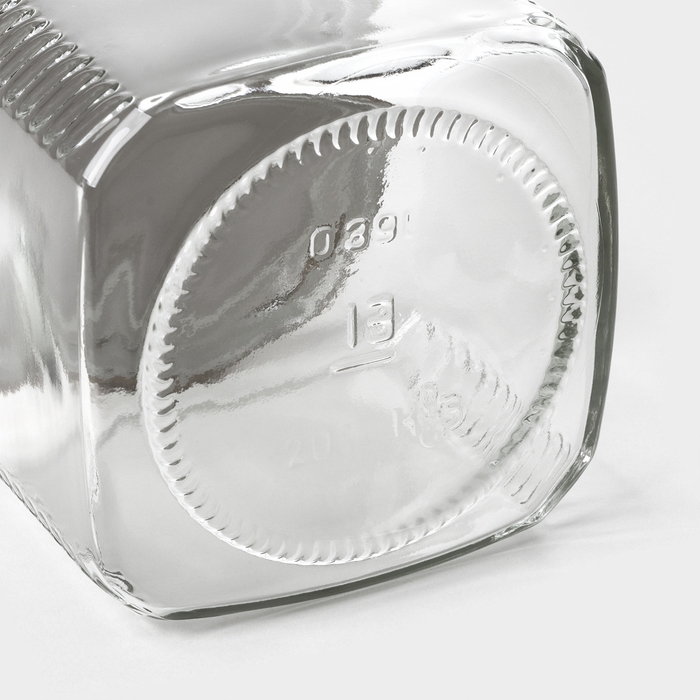 Набор стеклянных банок с золотистой крышкой и этикеткой, ТО-82, 390 мл, 6 шт Набор стеклянных банок с золотистой крышкой и этикеткой, ТО-82, 390 мл, 6 шт