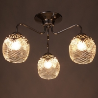 Люстра "Лаура" 3x60Вт E27 хром 54х54х29 см BayerLux