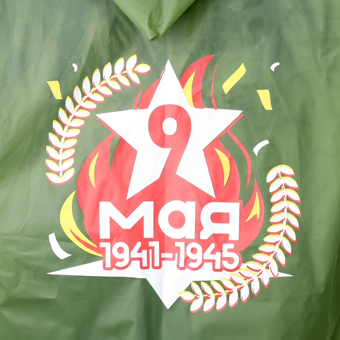 Карнавальный набор «Мы помним, мы гордимся!», р. 42–54, дождевик, флажок Карнавальный набор «Мы помним, мы гордимся!», р. 42–54, дождевик, флажок