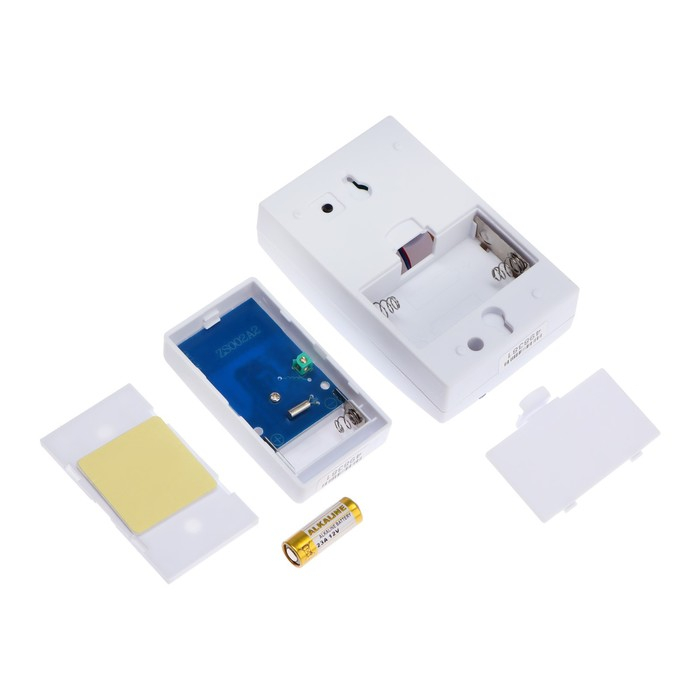 Звонок Luazon LZDV-07, беспроводной, 2хAА (не в комплекте), LR23A, белый Звонок Luazon LZDV-07, беспроводной, 2хAА (не в комплекте), LR23A, белый