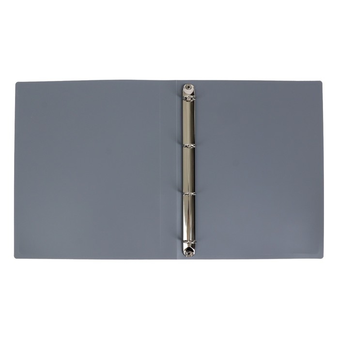 Папка на 4 кольцах А4, Calligrata, 25 мм, 500 мкм, серая Папка на 4 кольцах А4, Calligrata, 25 мм, 500 мкм, серая