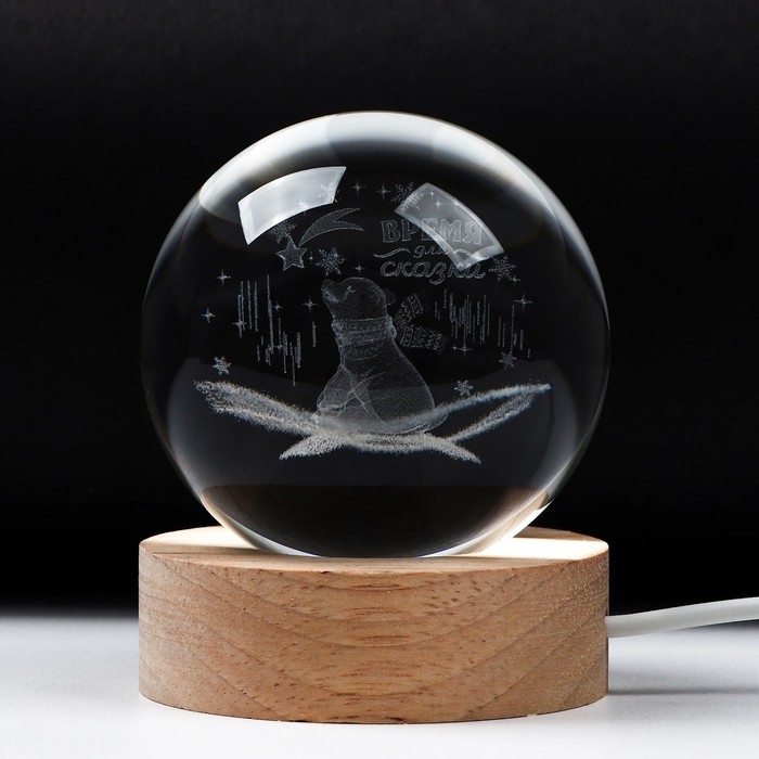 Новый год! Светильник «Новогодняя коллекция: Время для сказки», диам. 6 см Новый год! Светильник «Новогодняя коллекция: Время для сказки», диам. 6 см