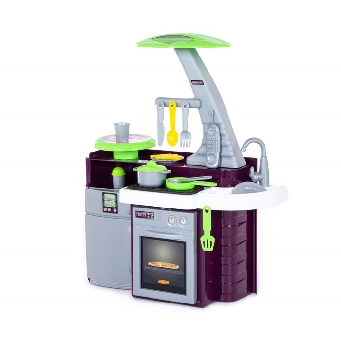 Игровой модуль «Кухня Laura» с варочной панелью, световые и звуковые эффекты, работает от батареек Игровой модуль «Кухня Laura» с варочной панелью, световые и звуковые эффекты, работает от батареек