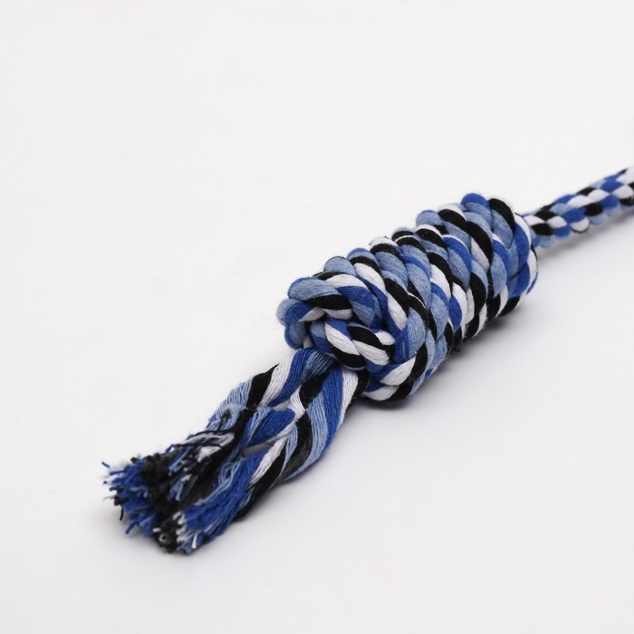 Игрушка тренировочная канатная Игрушка тренировочная канатная "Инь-Янь", 40 см, до 70 г, микс цветов