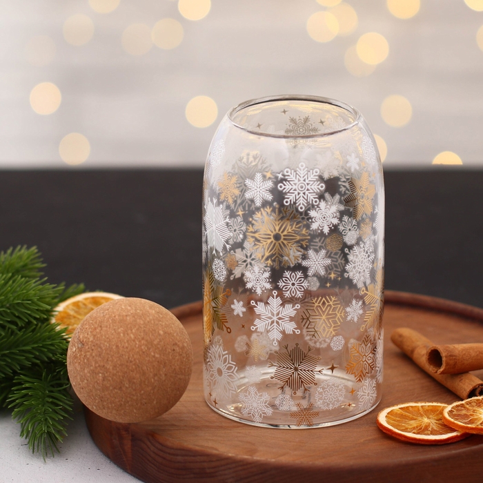 Новый год. Банка для хранения «Время чудес», 800 мл Новый год. Банка для хранения «Время чудес», 800 мл