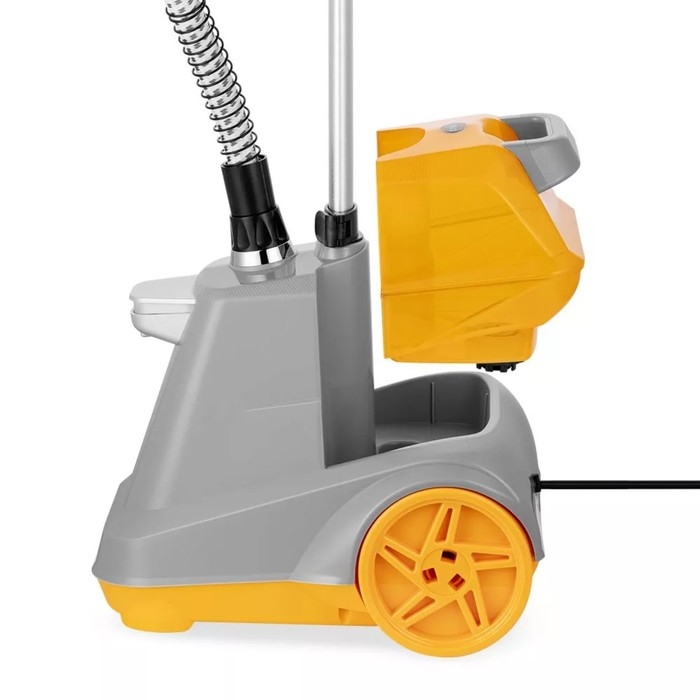 Отпариватель Kitfort КТ-9157, напольный, 2200 Вт, 3000 мл, 45 г/мин, шнур 3м, серо-оранжевый 1020844 Отпариватель Kitfort КТ-9157, напольный, 2200 Вт, 3000 мл, 45 г/мин, шнур 3м, серо-оранжевый 1020844