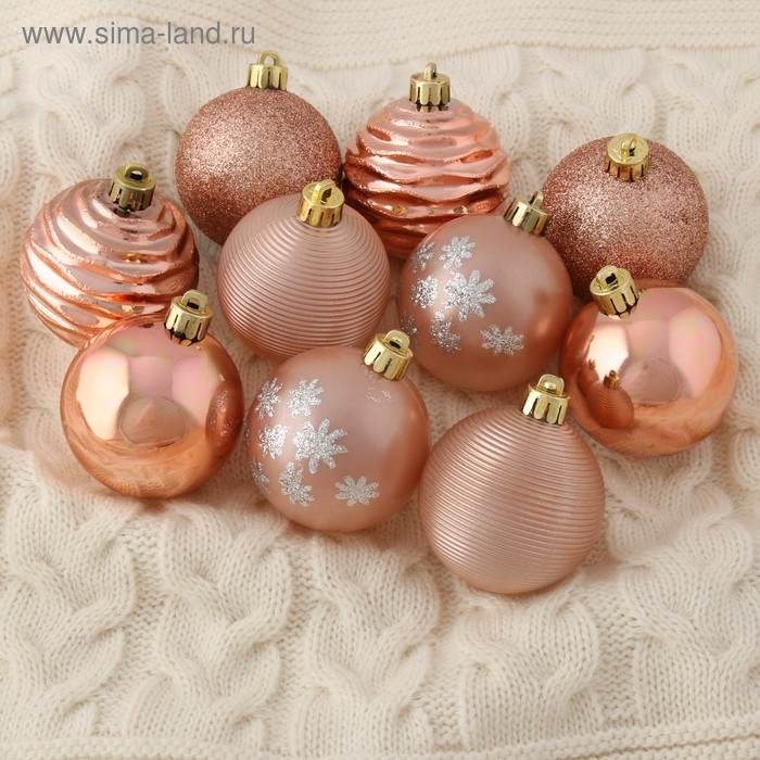 Набор шаров пластик d-6 см, 30 шт Набор шаров пластик d-6 см, 30 шт "Империя"