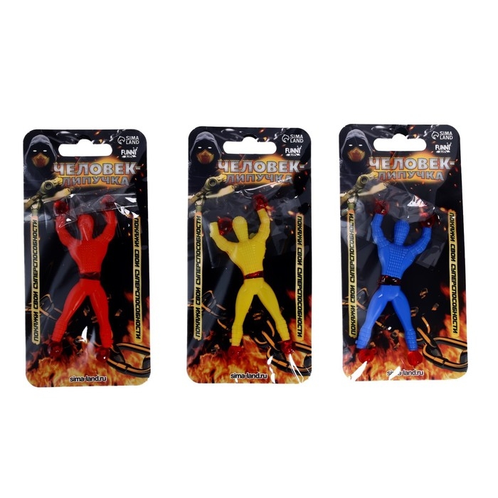 Липучка человек «Скорпион», цвета МИКС Липучка человек «Скорпион», цвета МИКС