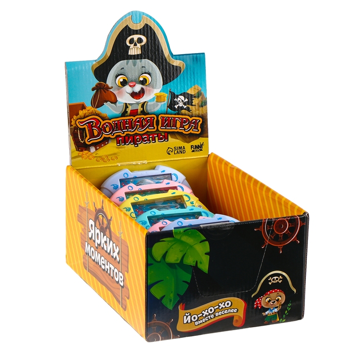 Водная игра с колечками «Пираты», цвета МИКС, в шоубоксе Водная игра с колечками «Пираты», цвета МИКС, в шоубоксе