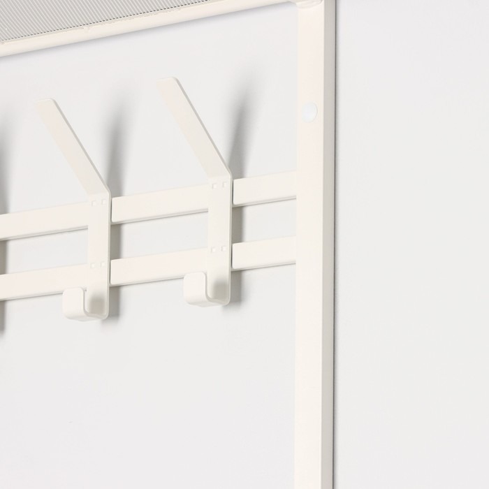Вешалка с полкой 2-х ярусная «Торонто 22», 67×27×58,5 см, цвет белый Вешалка с полкой 2-х ярусная «Торонто 22», 67×27×58,5 см, цвет белый