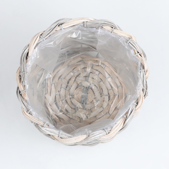 Набор корзин из 3 шт, D26xH20 см, D21xH17 см, D17xH14 см, тополь Набор корзин из 3 шт, D26xH20 см, D21xH17 см, D17xH14 см, тополь