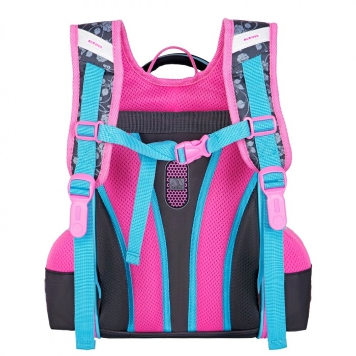 Ранец школьный Стандарт, раскаладной, 35 х 22 х 12 см, Across 191, наполнение: мешок, серый/фиолетовый ACR22-191-7 Ранец школьный Стандарт, раскаладной, 35 х 22 х 12 см, Across 191, наполнение: мешок, серый/фиолетовый ACR22-191-7