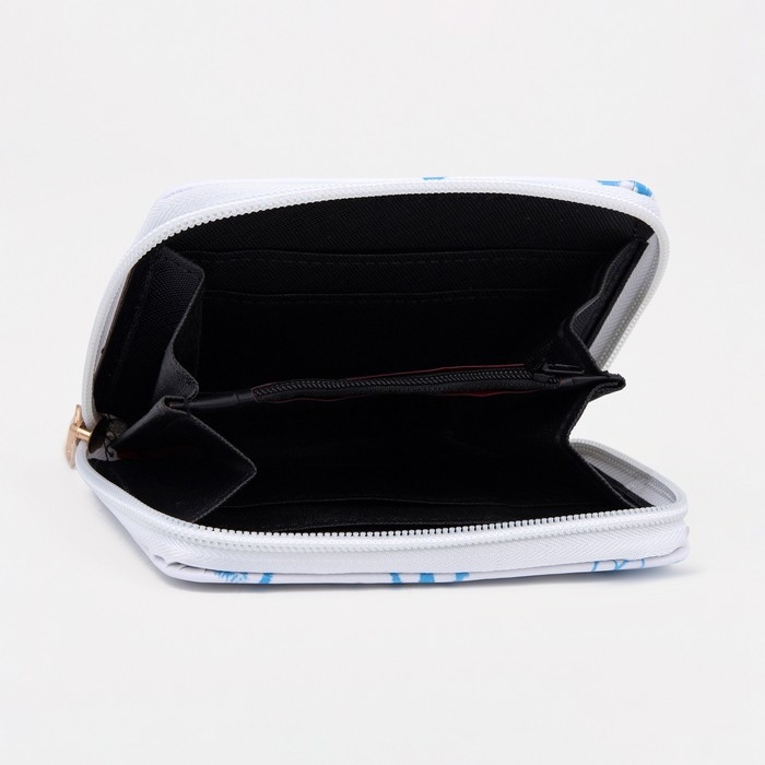 Кошелёк на молнии &laquo;Выбражулька&raquo;, цвет белый