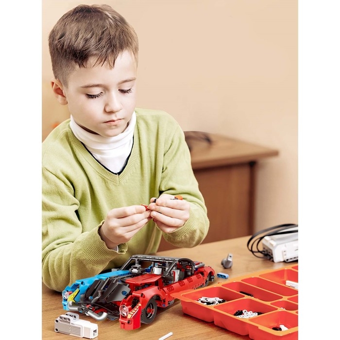 Конструктор техно «Тачка», инерционный, 521 деталь Конструктор техно «Тачка», инерционный, 521 деталь