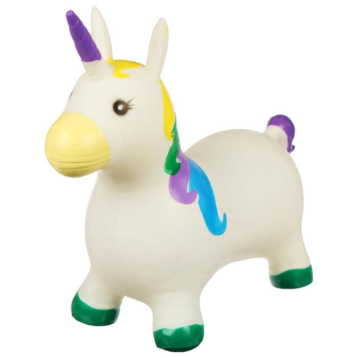 Попрыгун ZABIAKA «Единорог», 58х26х52 см, 1300 г, цвет МИКС Попрыгун ZABIAKA «Единорог», 58х26х52 см, 1300 г, цвет МИКС