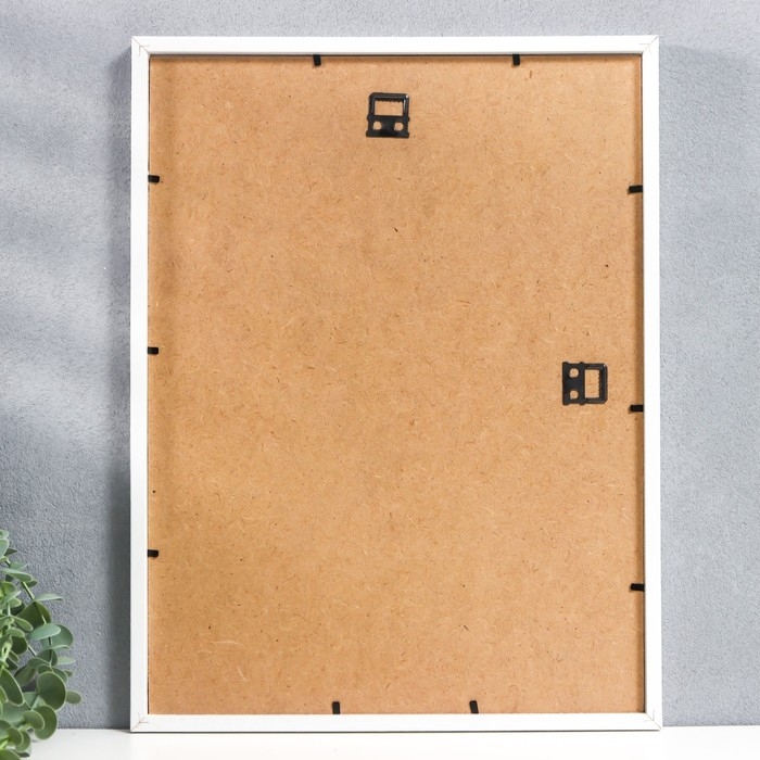 Фоторамка МДФ Фоторамка МДФ "Nina" 30х40 см, белый (пластиковый экран)